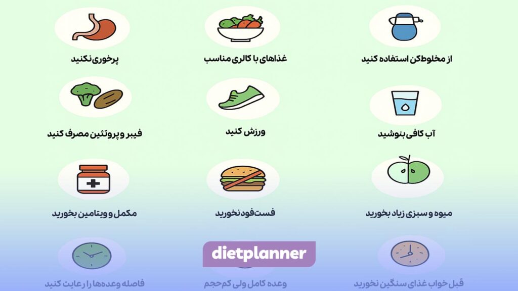 توصیه های طلایی برای بهترین رژیم غذایی بعد از اسلیو معده