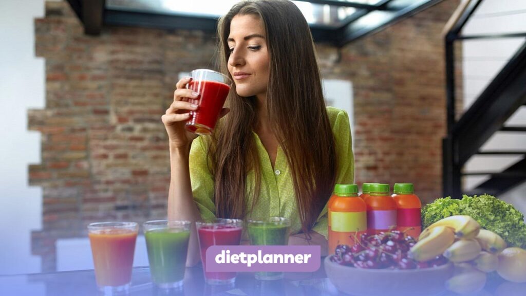 انواع آبمیوه در هفته اول رژیم اسلیو